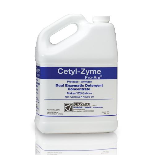 Cetyl-Zyme Pro-Am Dual Enzymatic Detergent Concentrate